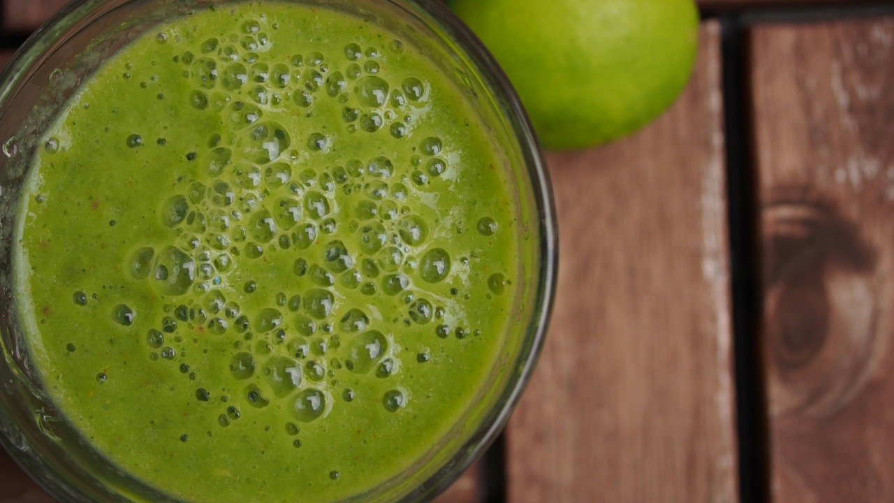 Heavenly Wheatgrass Green Smoothie