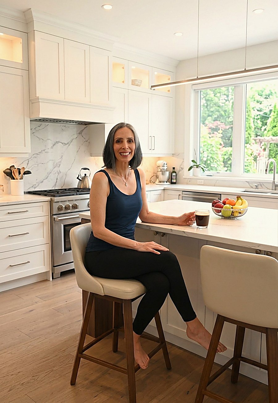 Gina Santangelo in her studio