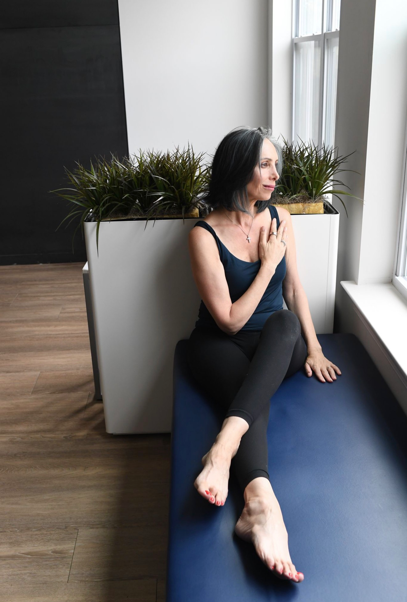 Gina Santangelo in the GLOW Body studio