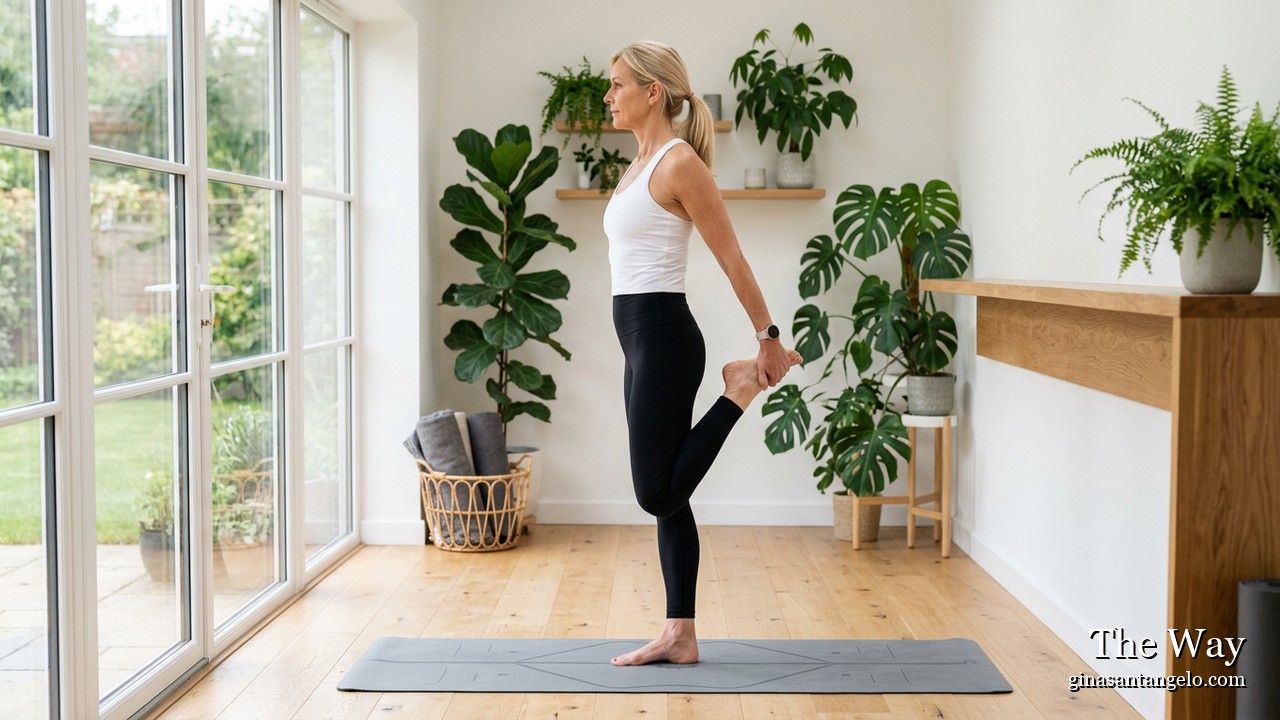 Supported Standing Quad & Hip Flexor