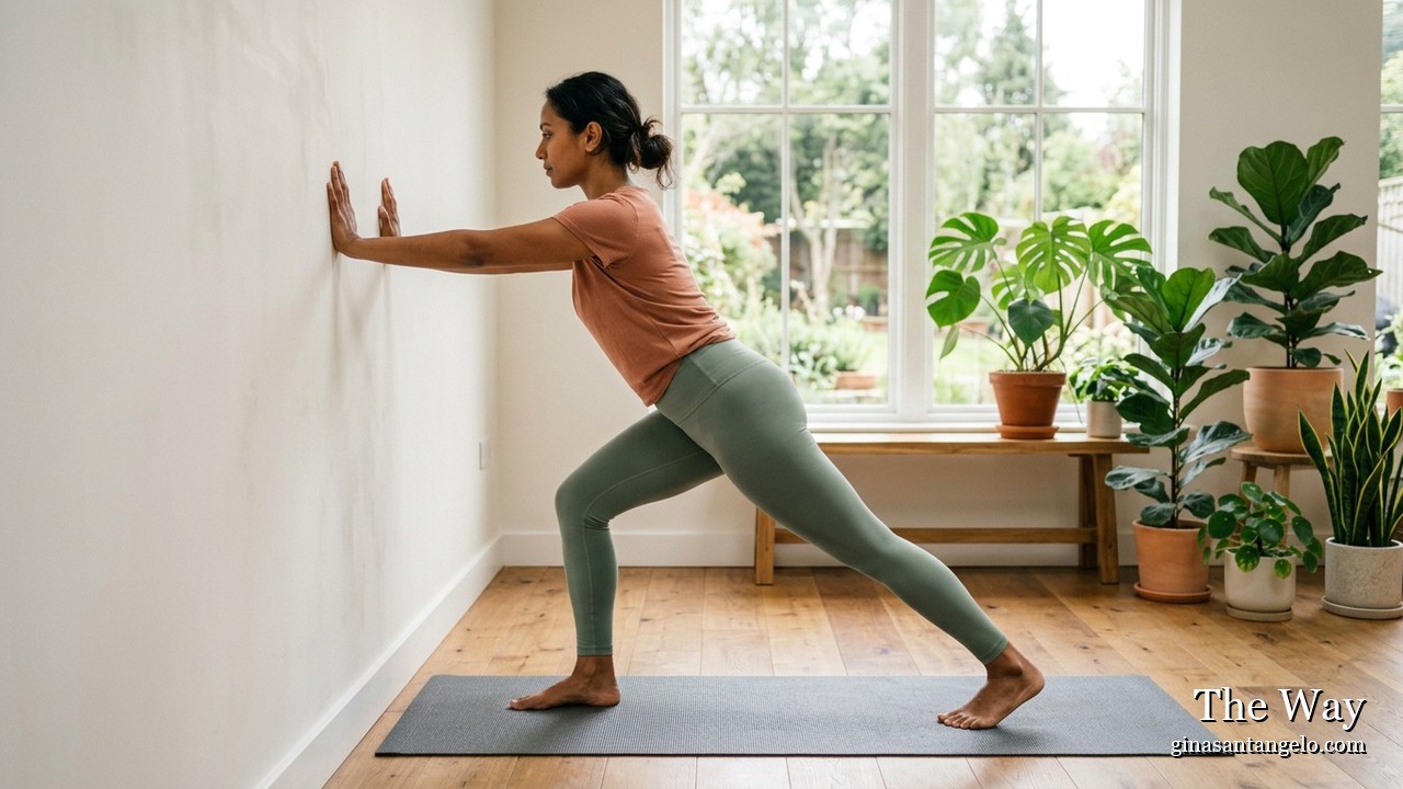 Calf Stretch at the Wall