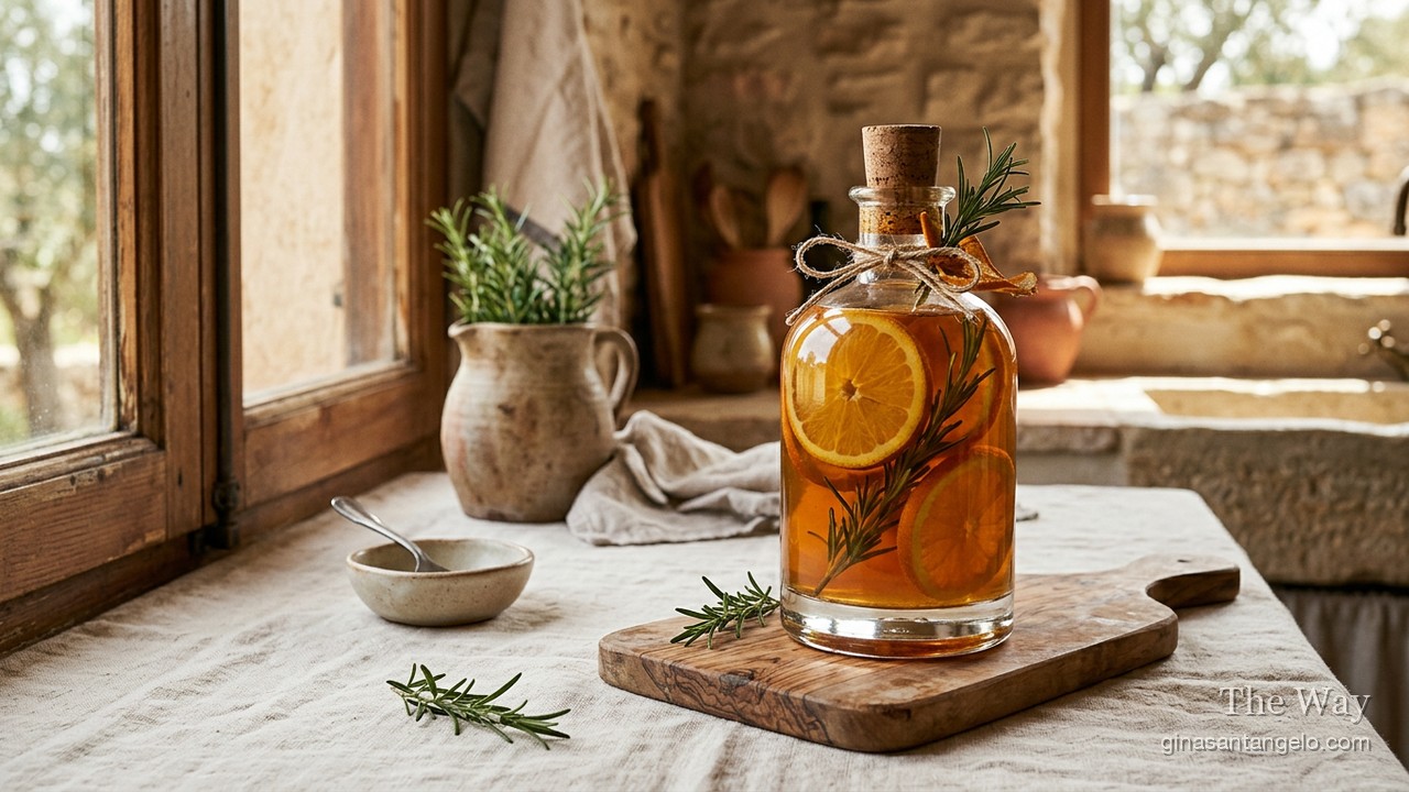 Orange Rosemary Vinegar