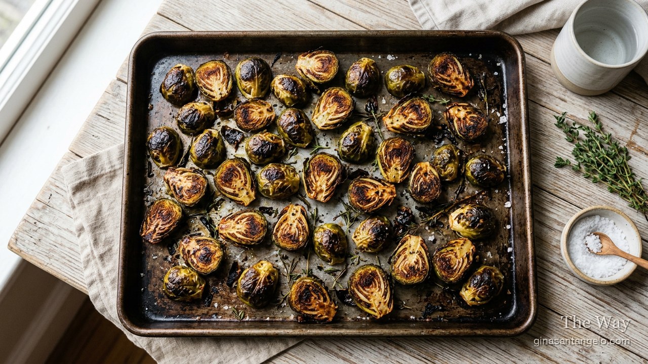 Crispy Roasted Brussels Sprouts